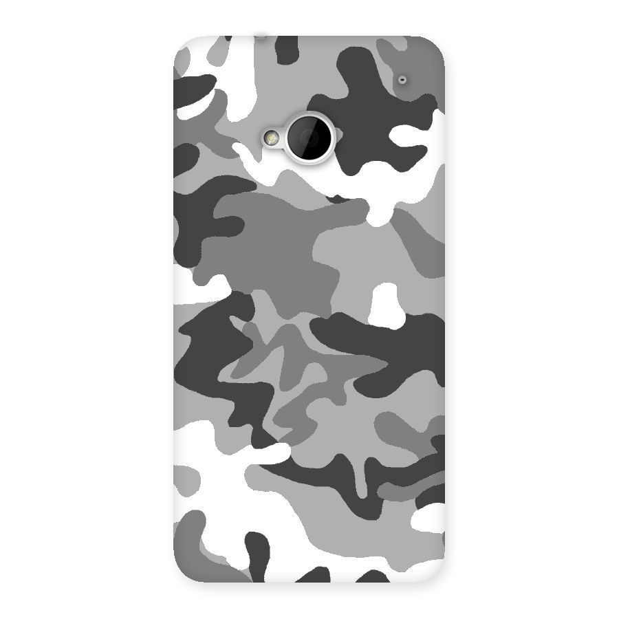 Grey Military Back Case for HTC One M7