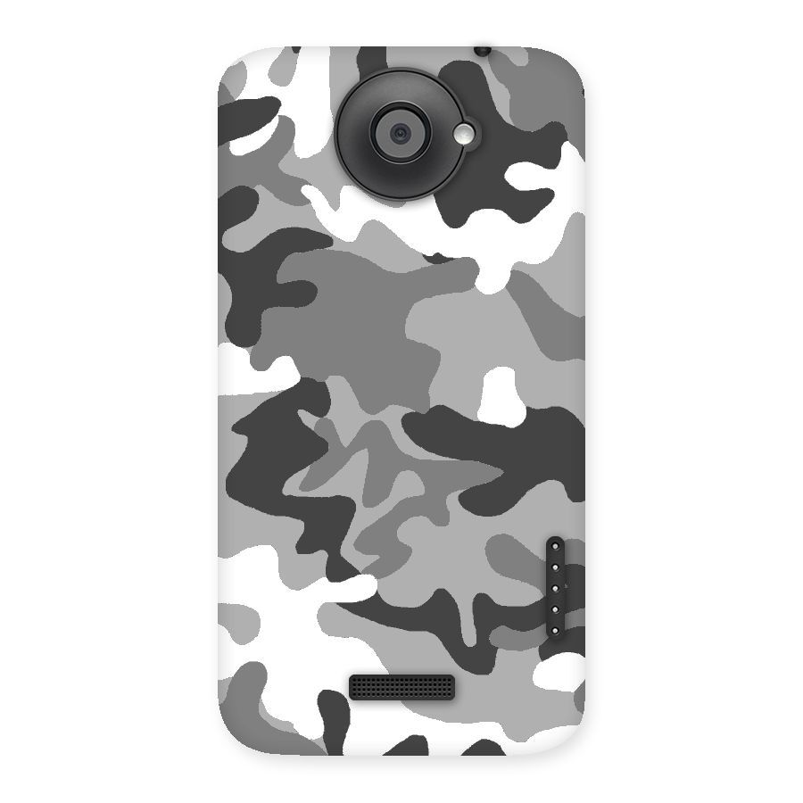 Grey Military Back Case for HTC One X