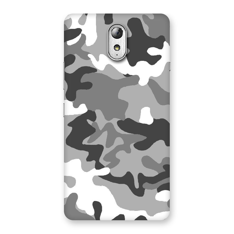 Grey Military Back Case for Lenovo Vibe P1M
