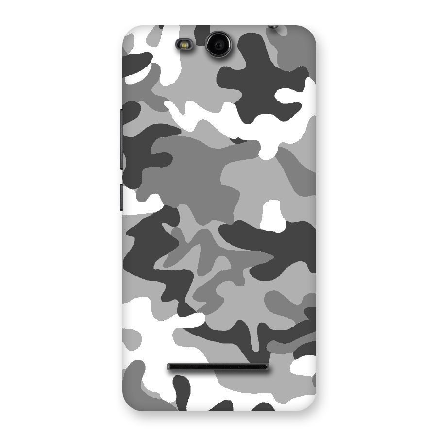 Grey Military Back Case for Micromax Canvas Juice 3 Q392