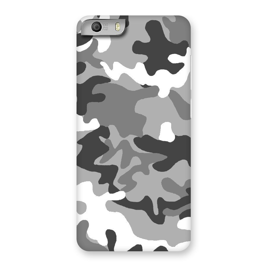 Grey Military Back Case for Micromax Canvas Knight 2