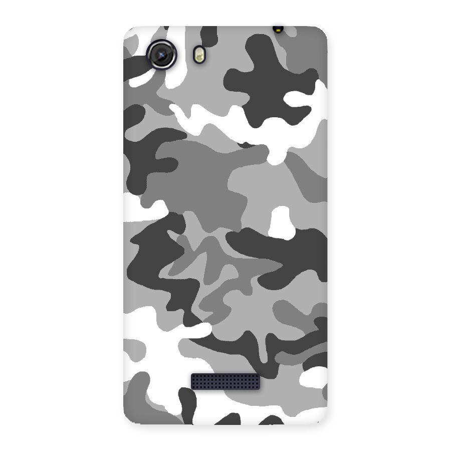 Grey Military Back Case for Micromax Unite 3