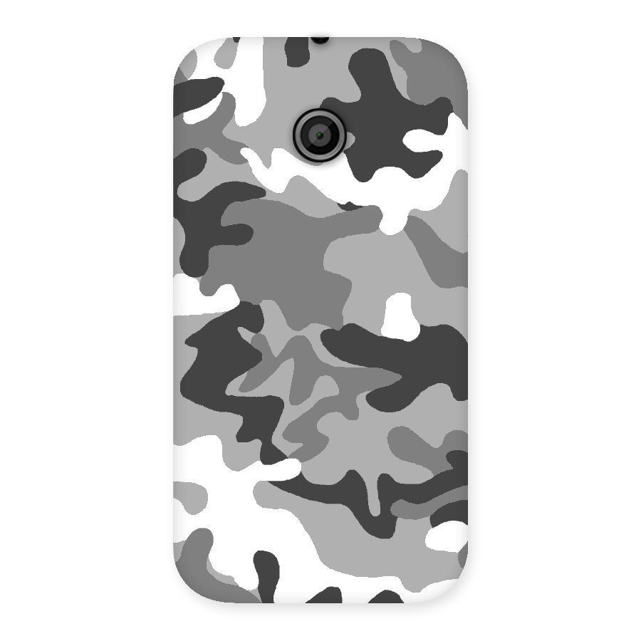 Grey Military Back Case for Moto E