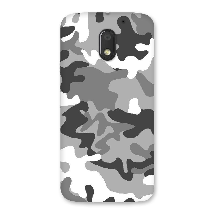 Grey Military Back Case for Moto E3 Power