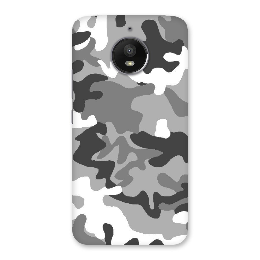 Grey Military Back Case for Moto E4 Plus
