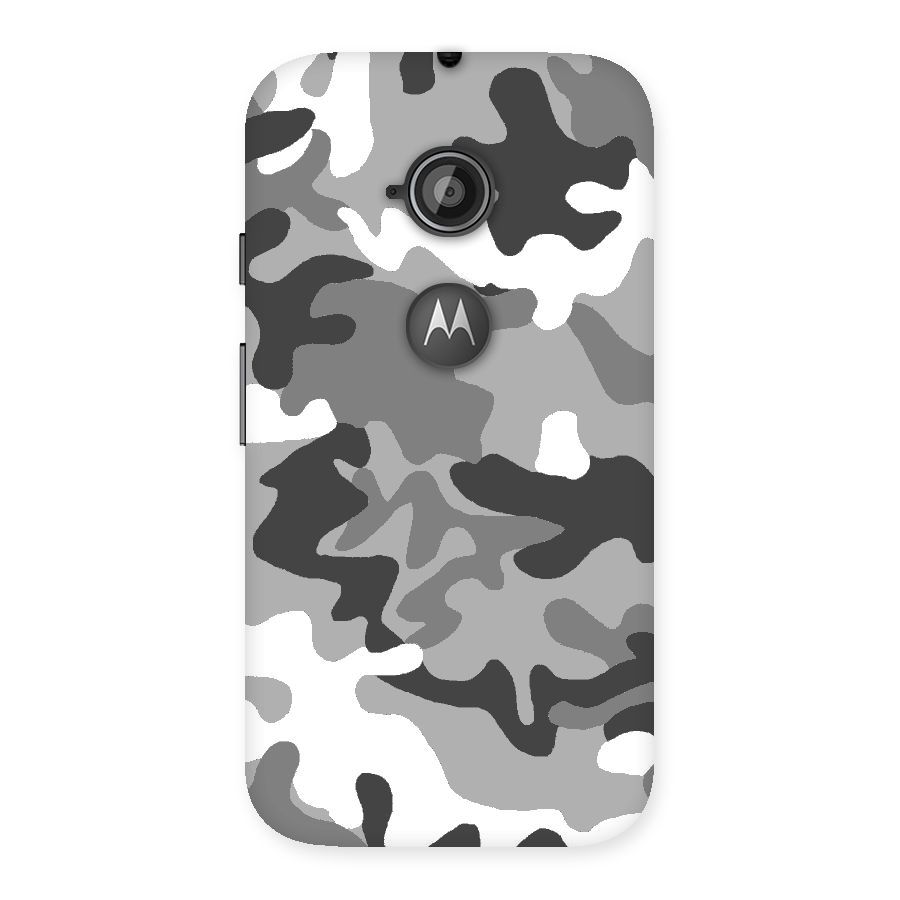 Grey Military Back Case for Moto E 2nd Gen