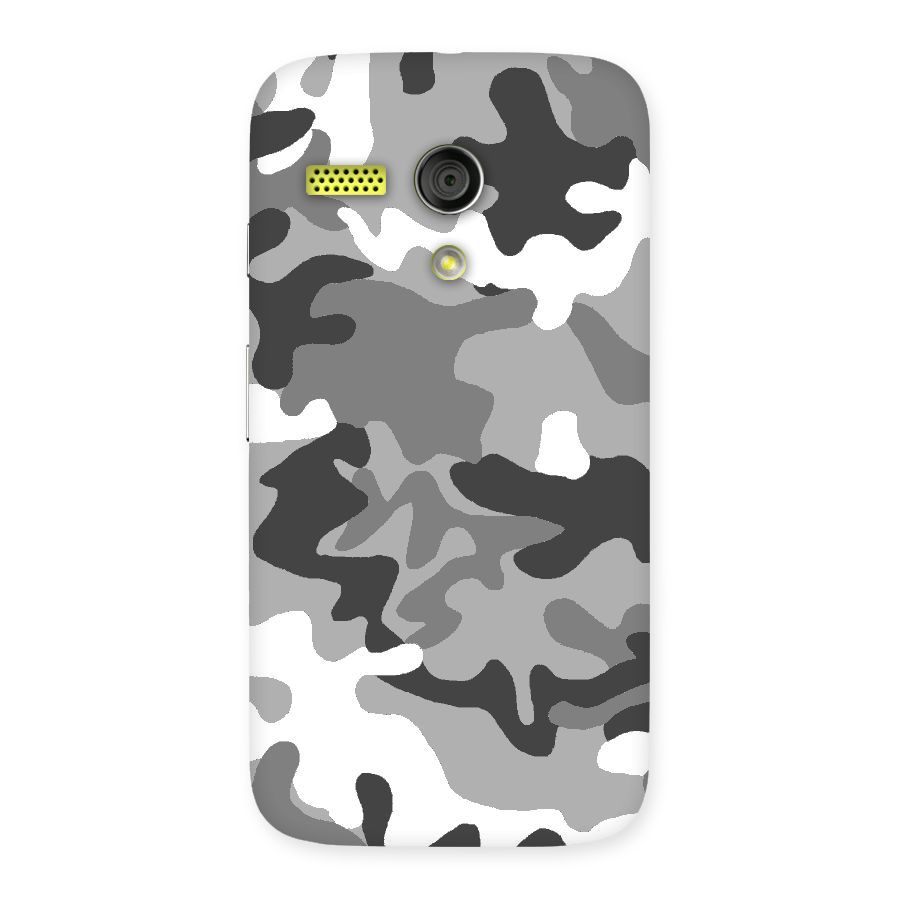Grey Military Back Case for Moto G