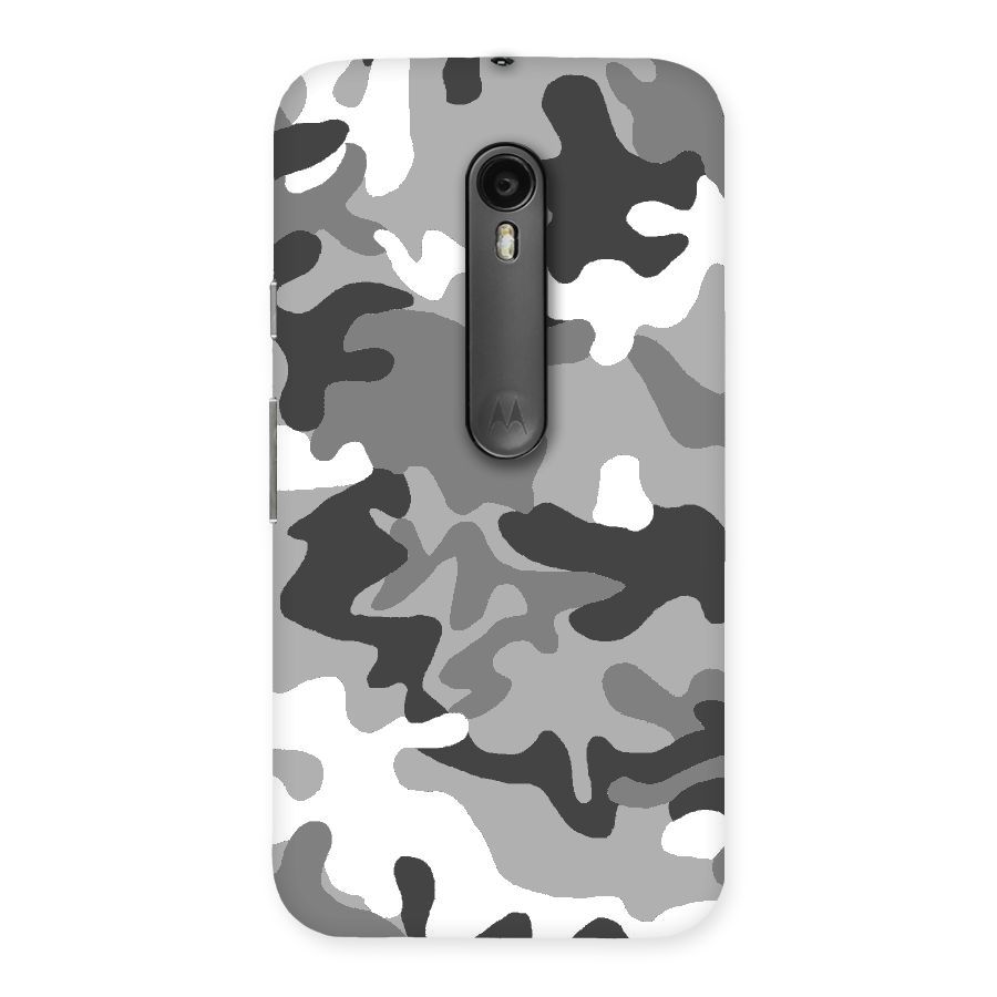 Grey Military Back Case for Moto G3
