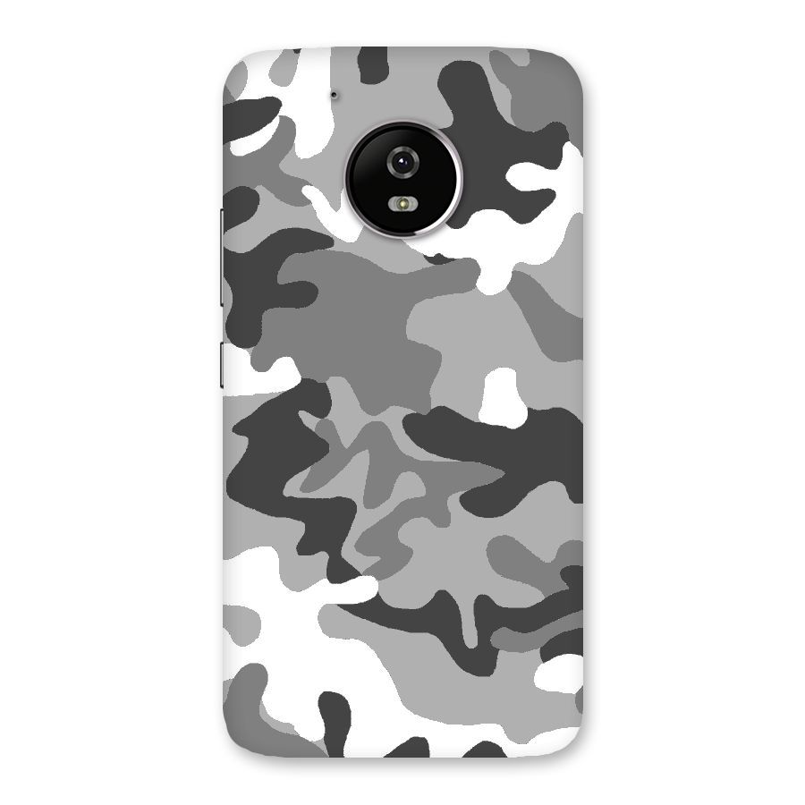 Grey Military Back Case for Moto G5