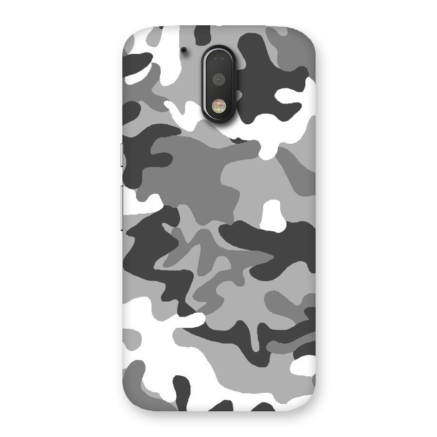 Grey Military Back Case for Motorola Moto G4 Plus