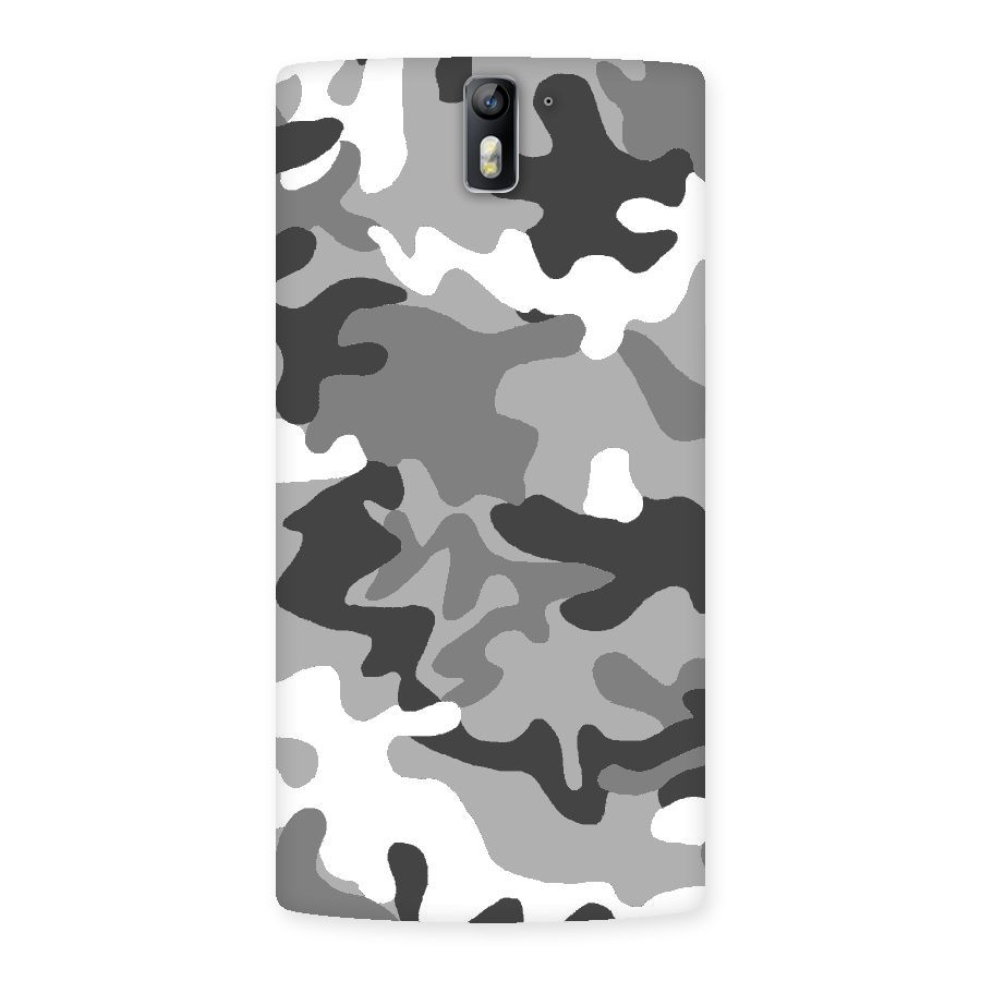 Grey Military Back Case for One Plus One