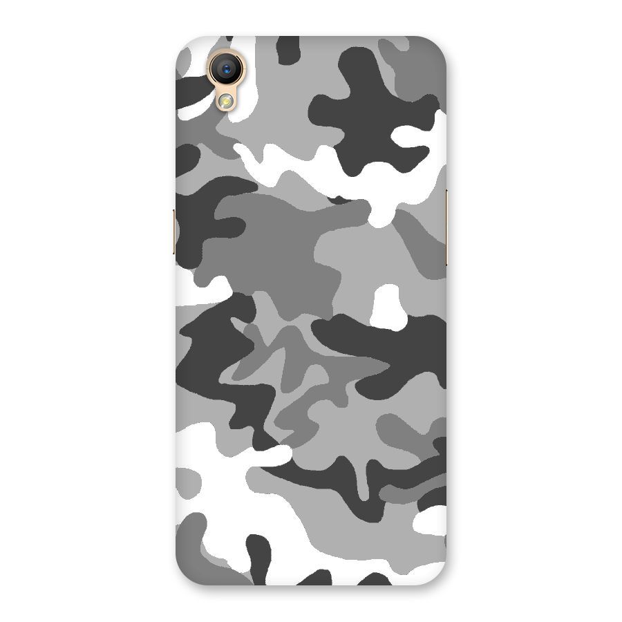 Grey Military Back Case for Oppo A37