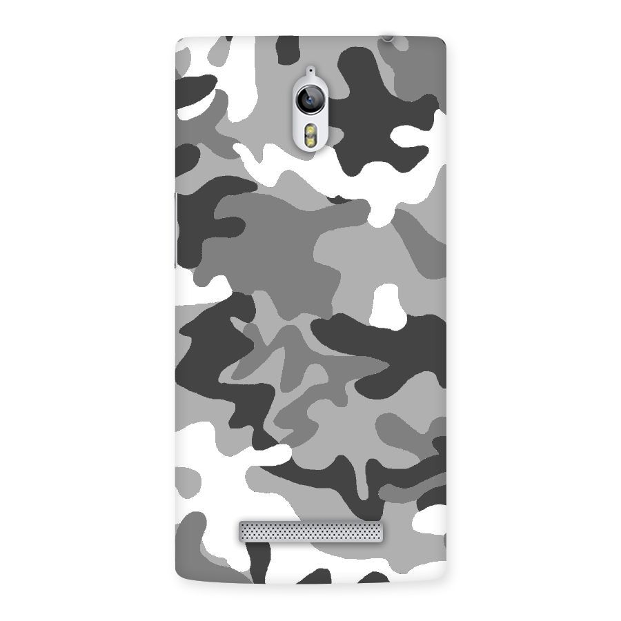 Grey Military Back Case for Oppo Find 7