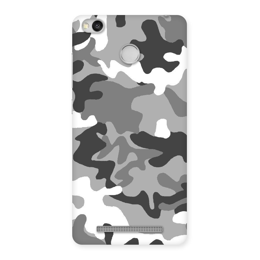 Grey Military Back Case for Redmi 3S Prime