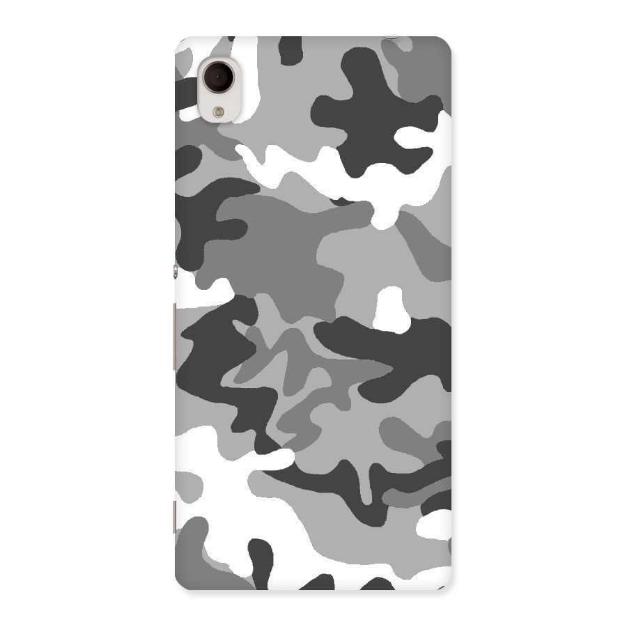 Grey Military Back Case for Sony Xperia M4