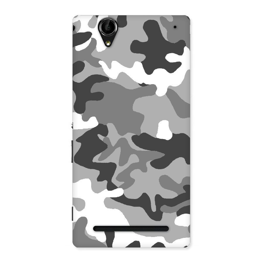 Grey Military Back Case for Sony Xperia T2