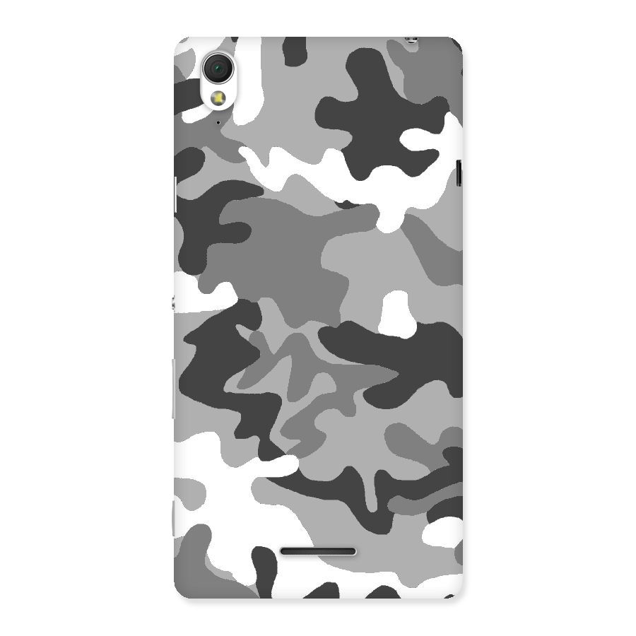 Grey Military Back Case for Sony Xperia T3
