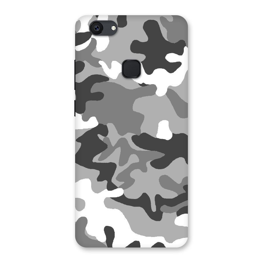 Grey Military Back Case for Vivo V7 Plus