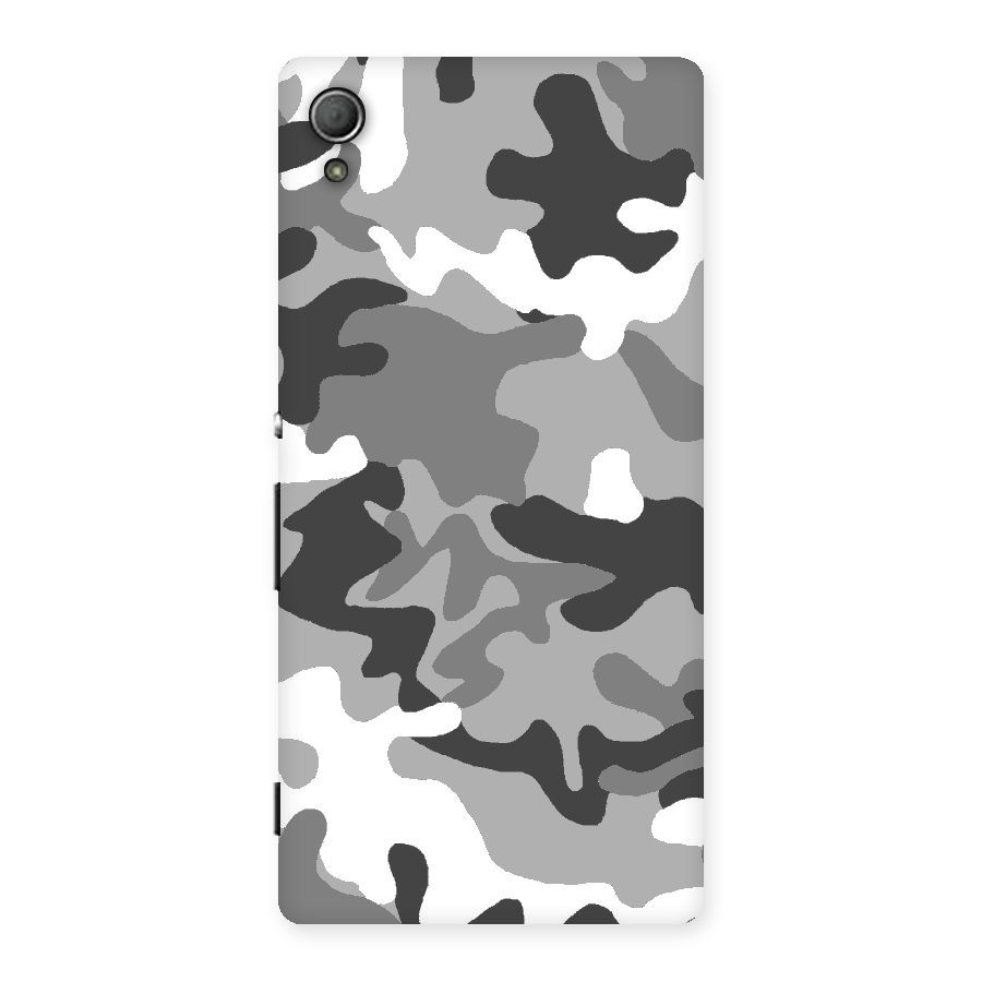 Grey Military Back Case for Xperia Z3 Plus