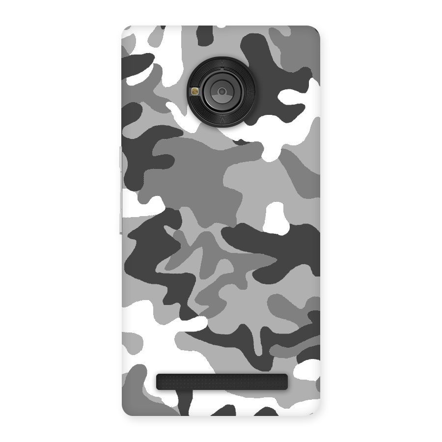 Grey Military Back Case for Yu Yunique