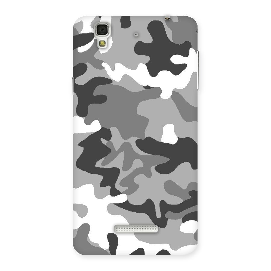 Grey Military Back Case for Yu Yureka