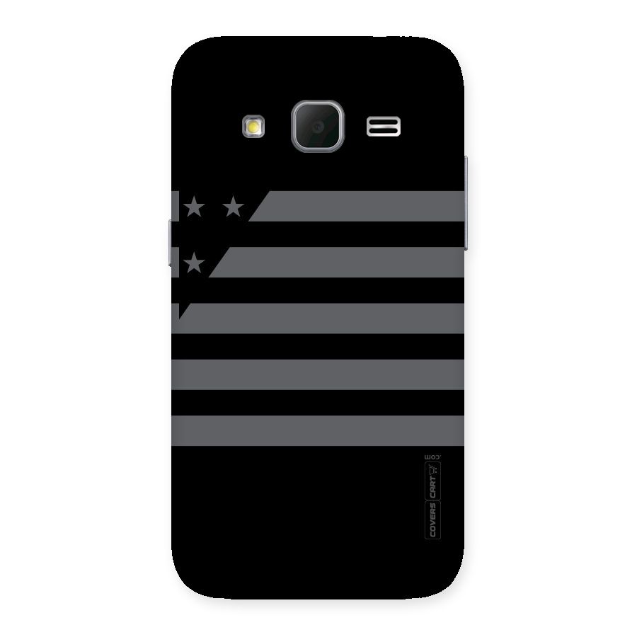 Grey Star Striped Pattern Back Case for Galaxy Core Prime