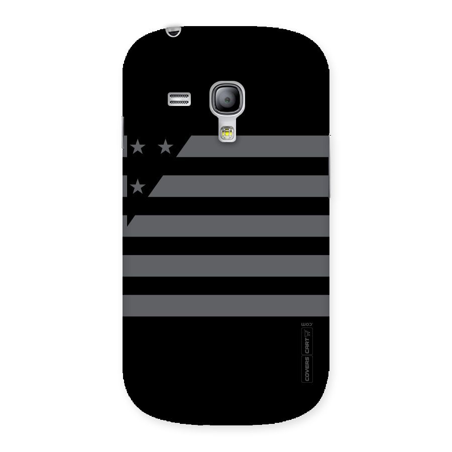 Grey Star Striped Pattern Back Case for Galaxy S3 Mini