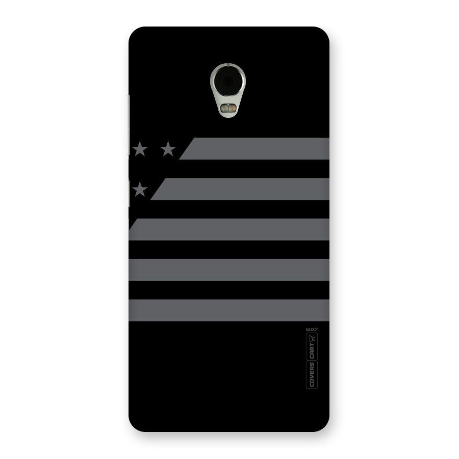 Grey Star Striped Pattern Back Case for Lenovo Vibe P1