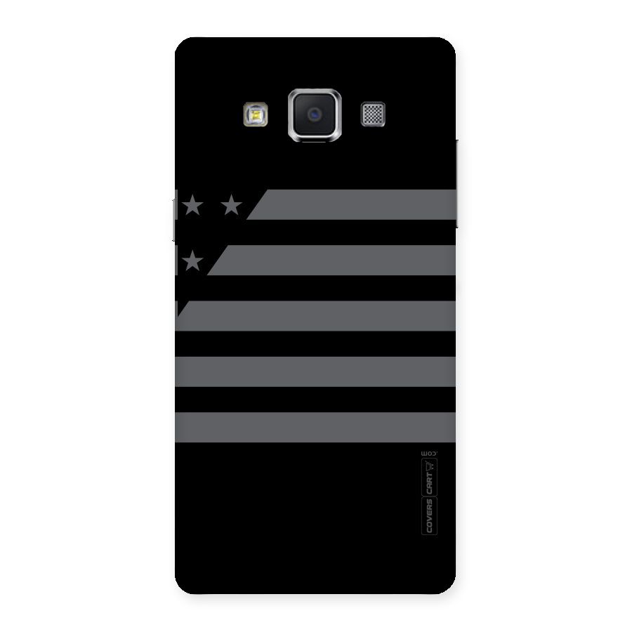 Grey Star Striped Pattern Back Case for Samsung Galaxy A5