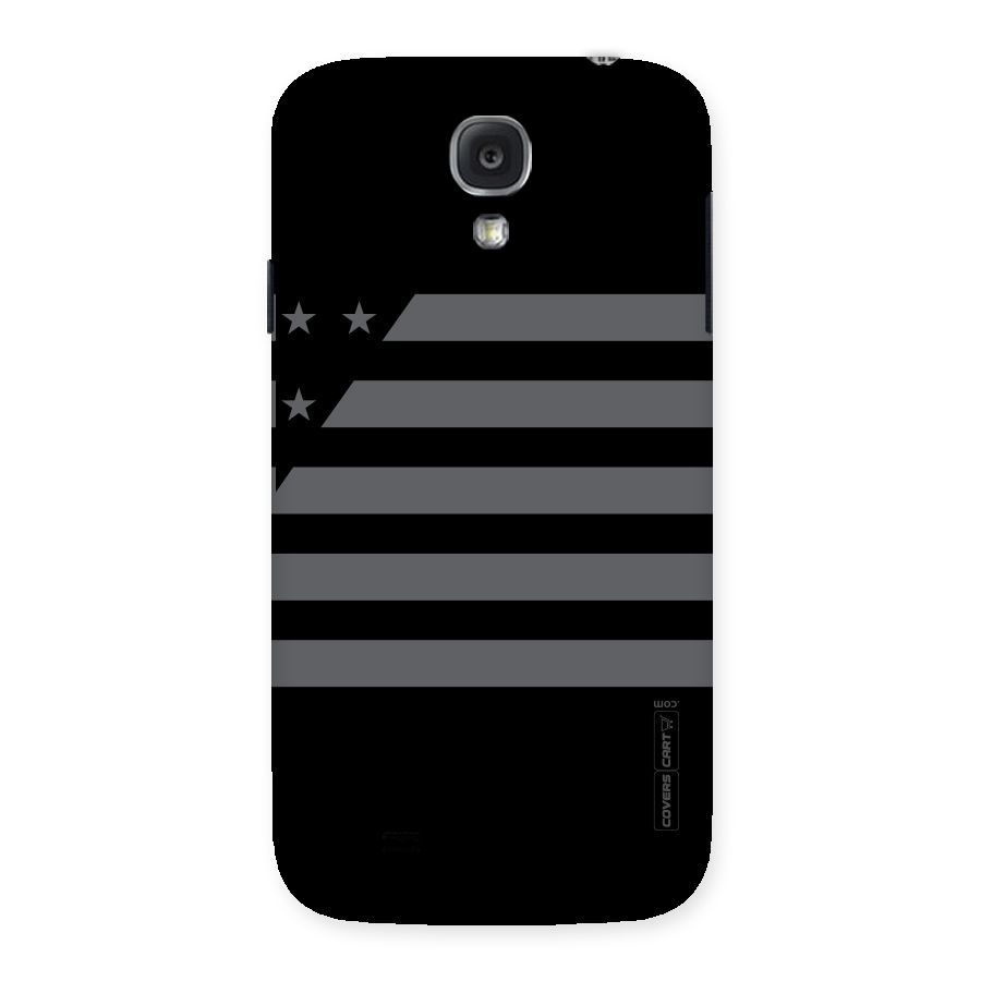 Grey Star Striped Pattern Back Case for Samsung Galaxy S4