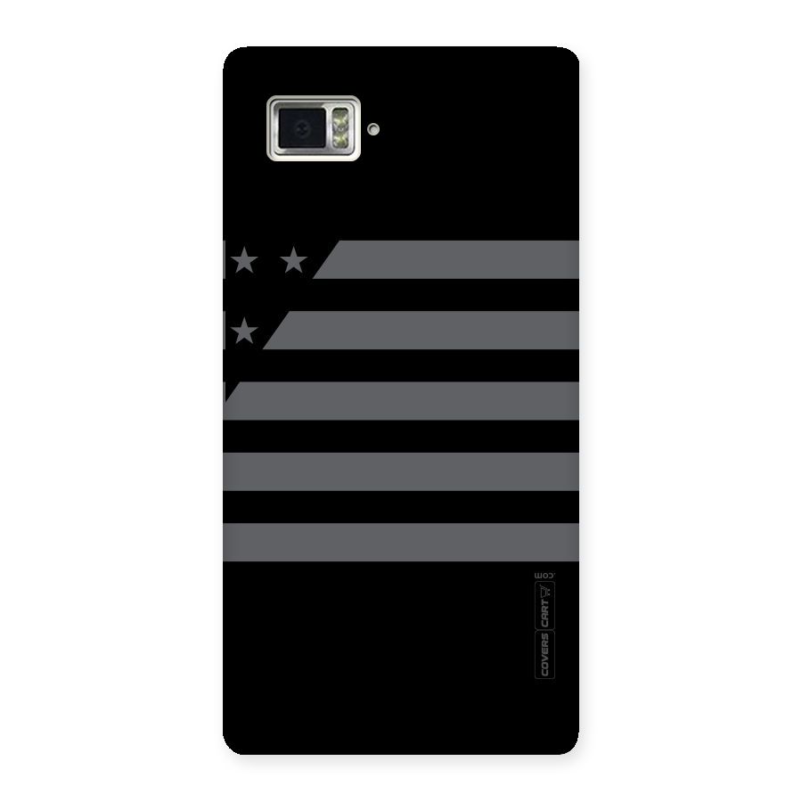 Grey Star Striped Pattern Back Case for Vibe Z2 Pro K920