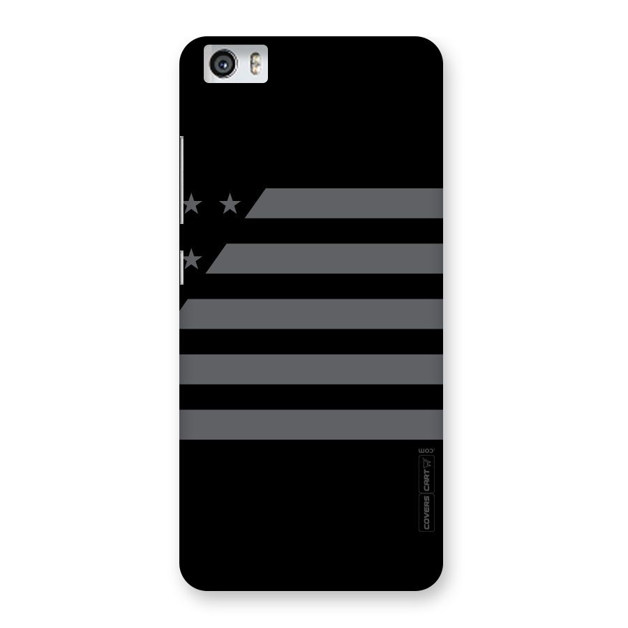 Grey Star Striped Pattern Back Case for Xiaomi Redmi Mi5