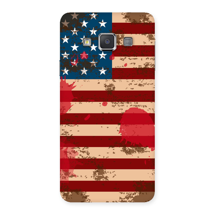 Grunge USA Flag Back Case for Galaxy A3
