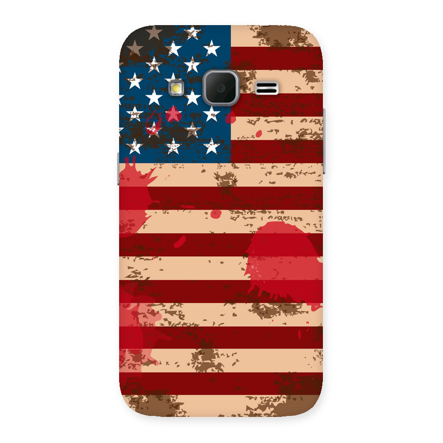 Grunge USA Flag Back Case for Galaxy Core Prime