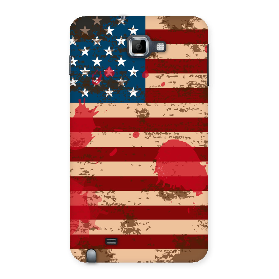 Grunge USA Flag Back Case for Galaxy Note