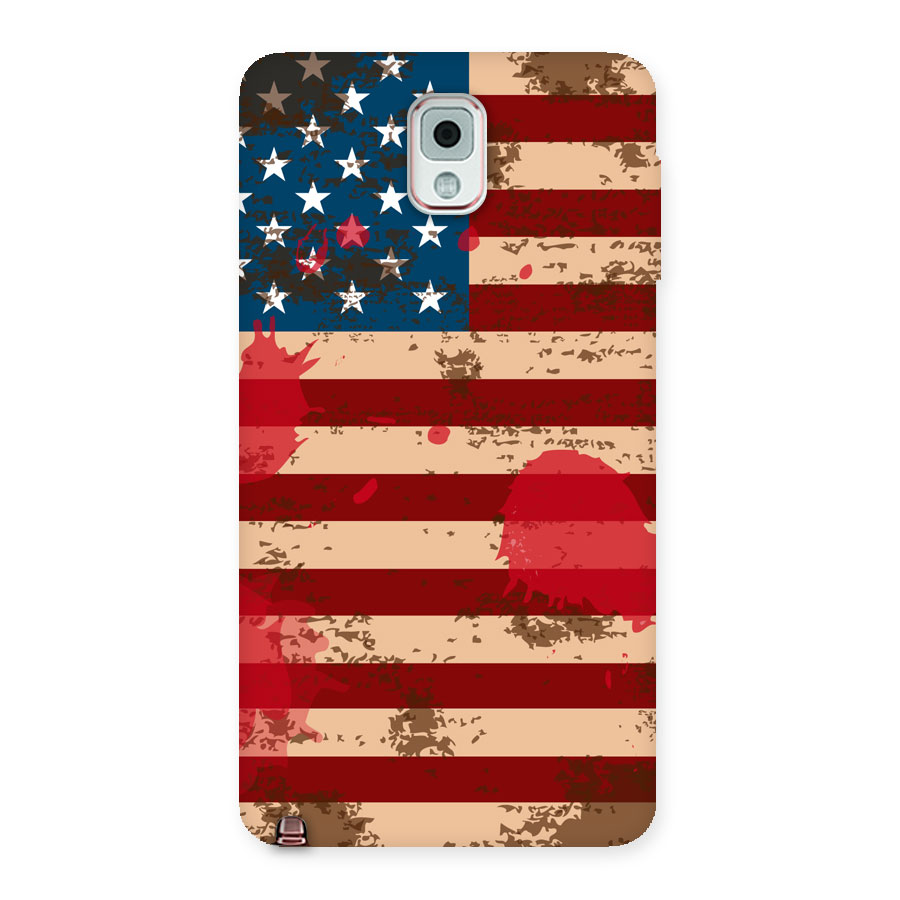 Grunge USA Flag Back Case for Galaxy Note 3
