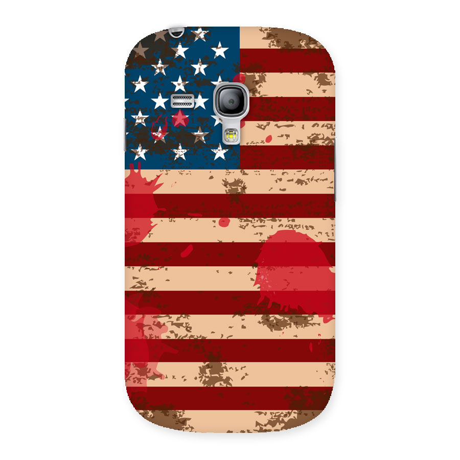Grunge USA Flag Back Case for Galaxy S3 Mini