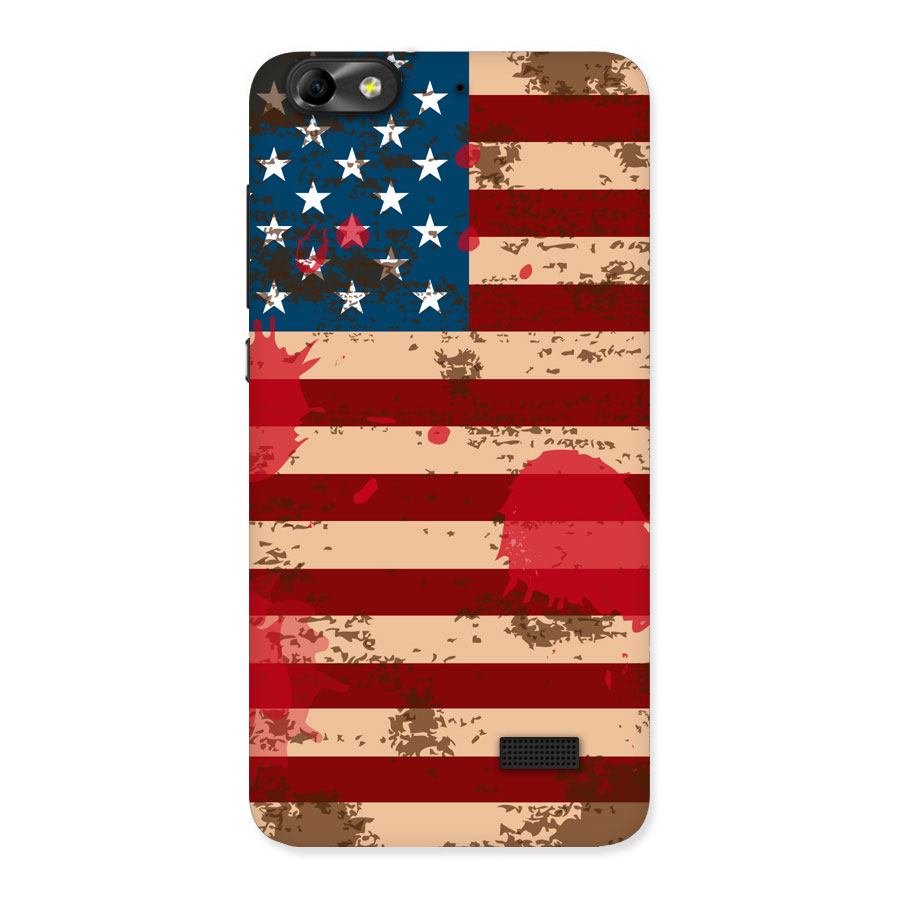 Grunge USA Flag Back Case for Honor 4C
