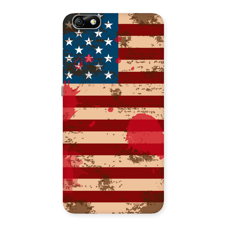Grunge USA Flag Back Case for Honor 4X
