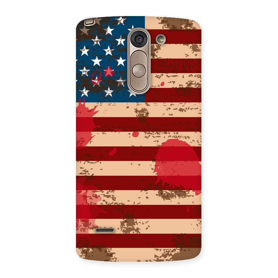 Grunge USA Flag Back Case for LG G3 Stylus