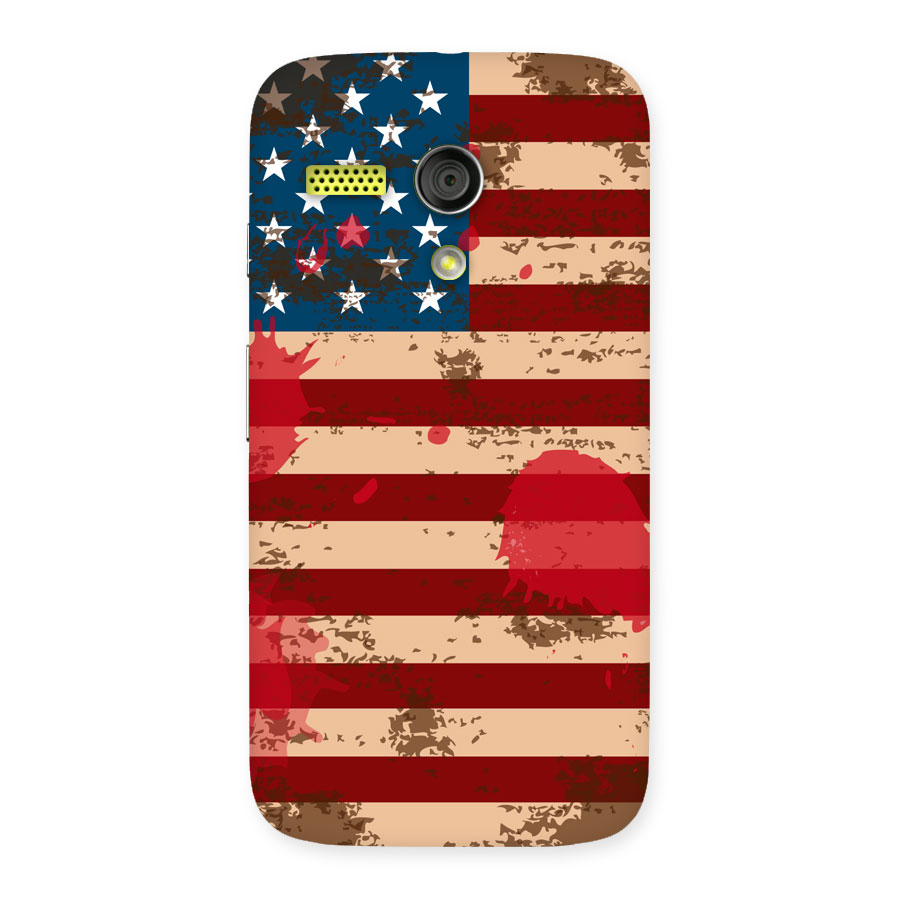 Grunge USA Flag Back Case for Moto G