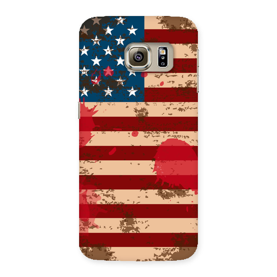 Grunge USA Flag Back Case for Samsung Galaxy S6 Edge