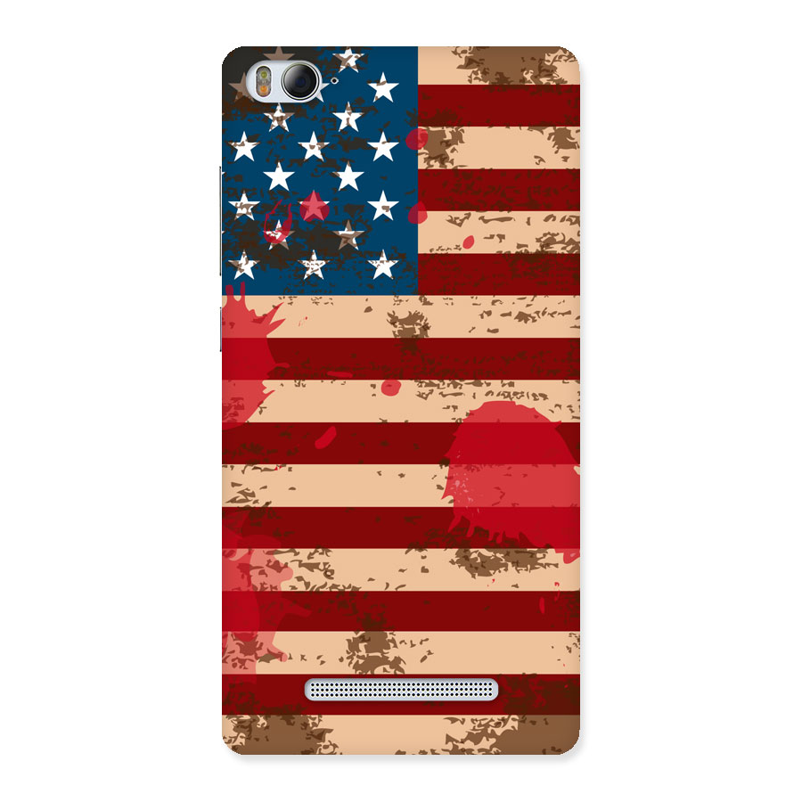 Grunge USA Flag Back Case for Xiaomi Mi4i