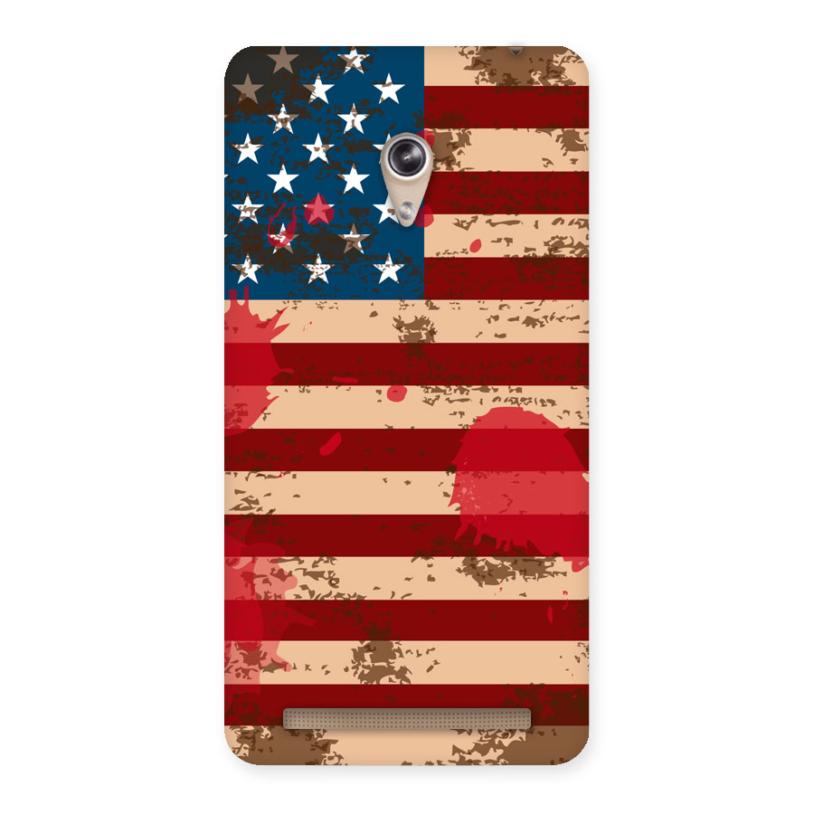 Grunge USA Flag Back Case for Zenfone 6
