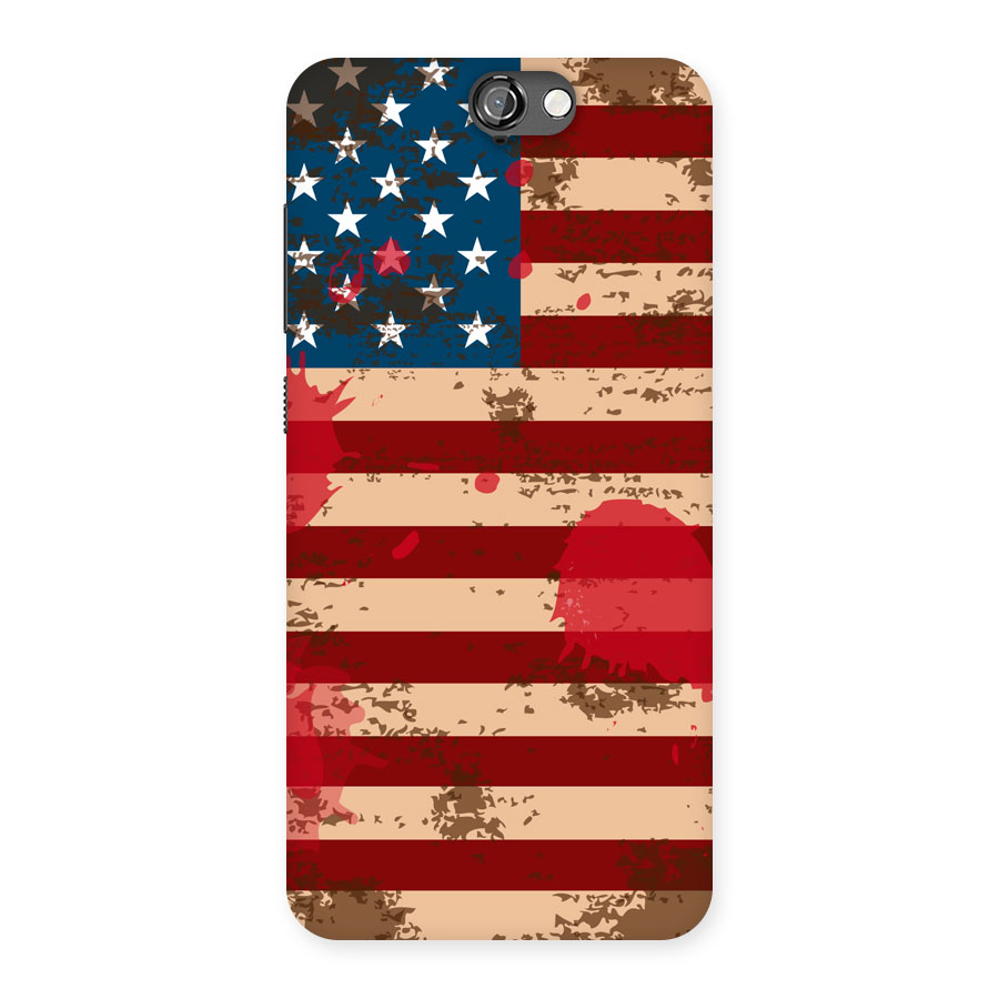 Grunge USA Flag Back Case for HTC One A9