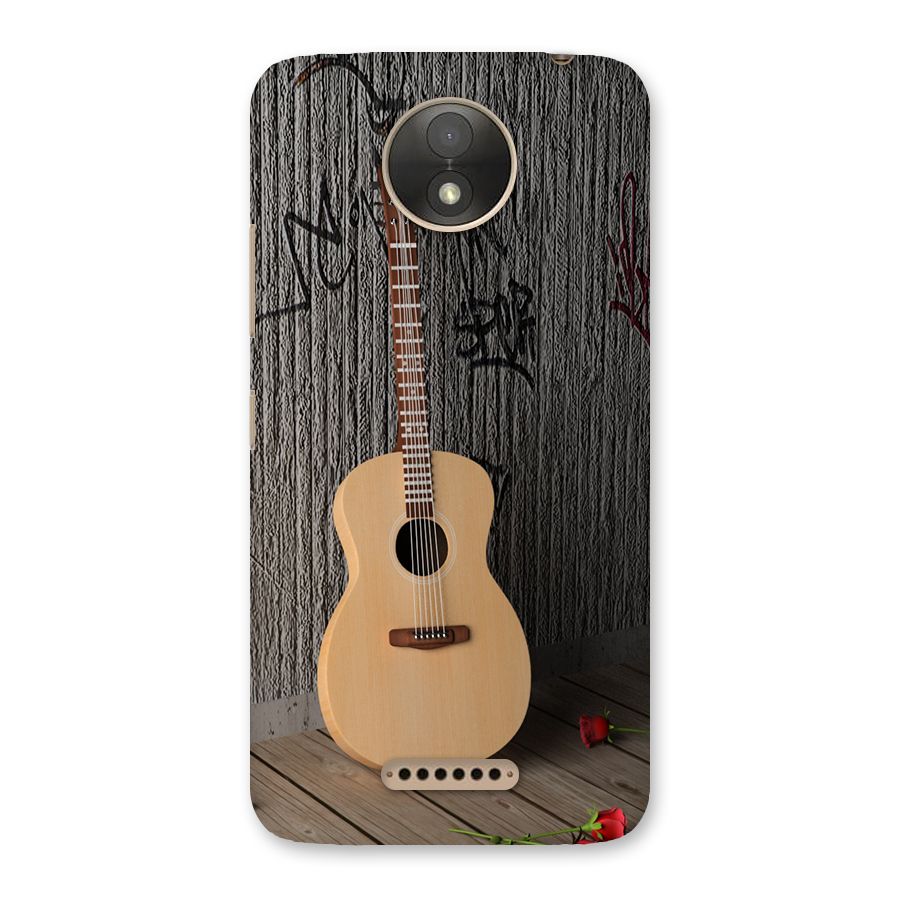Guitar Classic Back Case for Moto C Plus