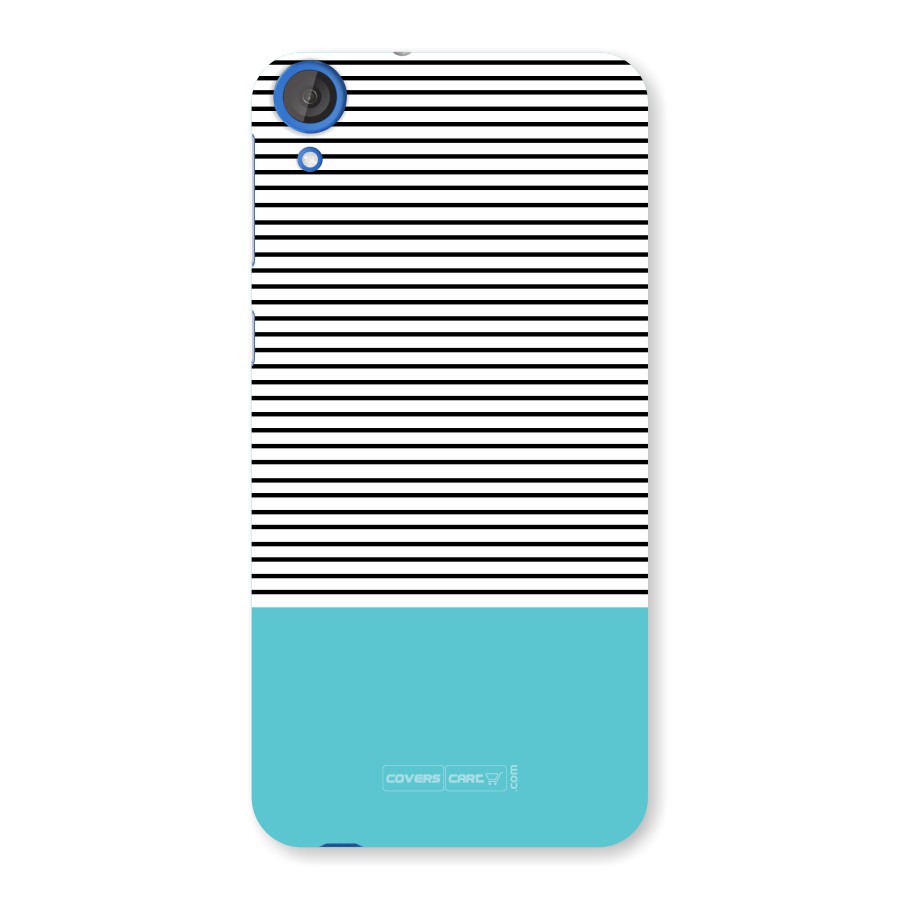 Deep Sky Blue Stripes Back Case for HTC Desire 820