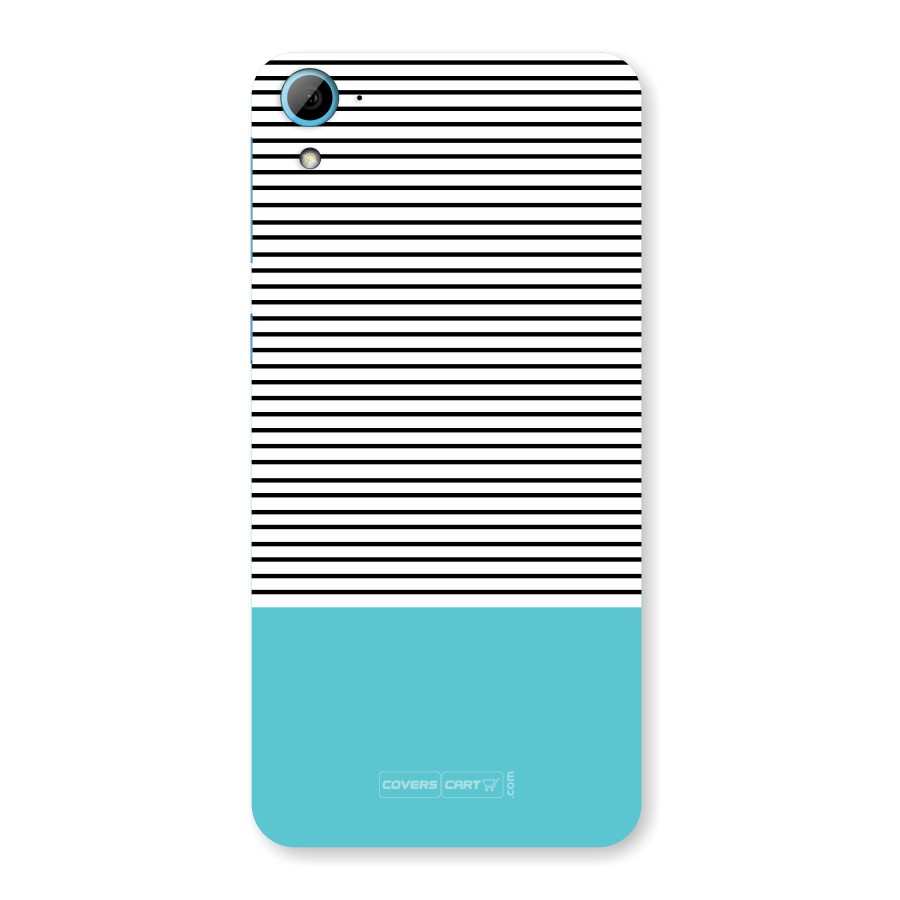 Deep Sky Blue Stripes Back Case for HTC Desire 826