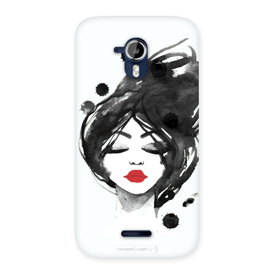 Sassy Girl Back Case for Micromax A117 Canvas Magnus