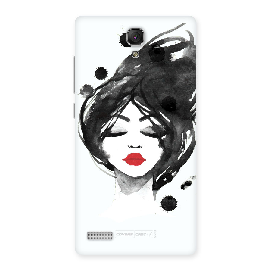 Sassy Girl Back Case for Redmi Note
